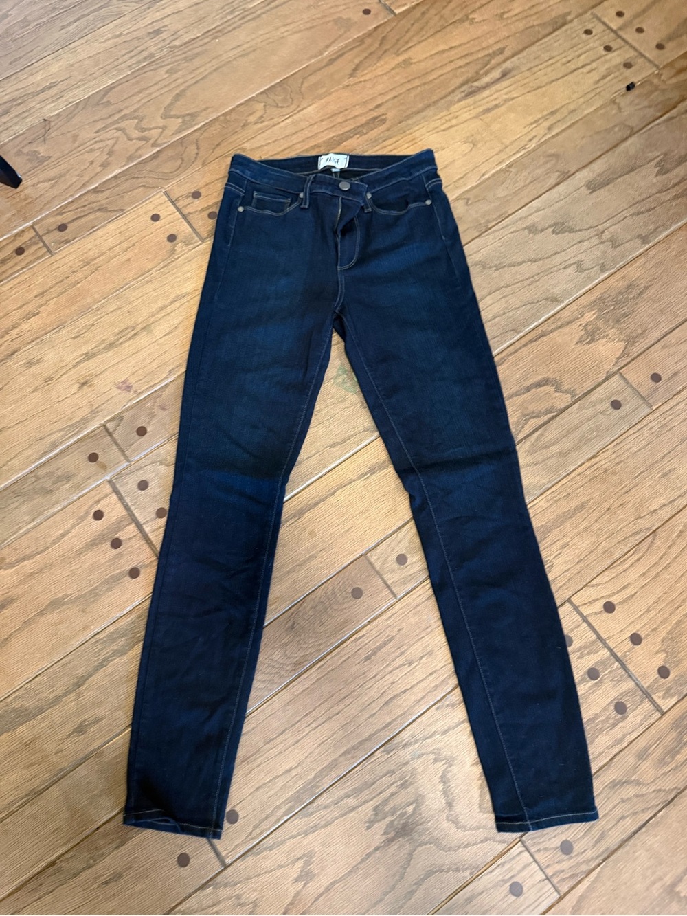 PAIGE Dark Blue Women's Skinny Jeans
